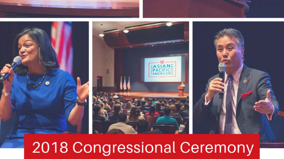 Join Members of the Congressional Asian Pacific American Caucus (CAPAC) and congressional leadership to celebrate Asian Pacific American Heritage Month for 2018.